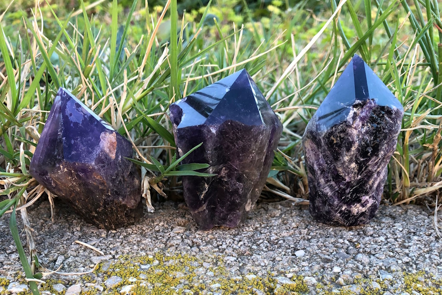 Punta Amatista chevron semipulida